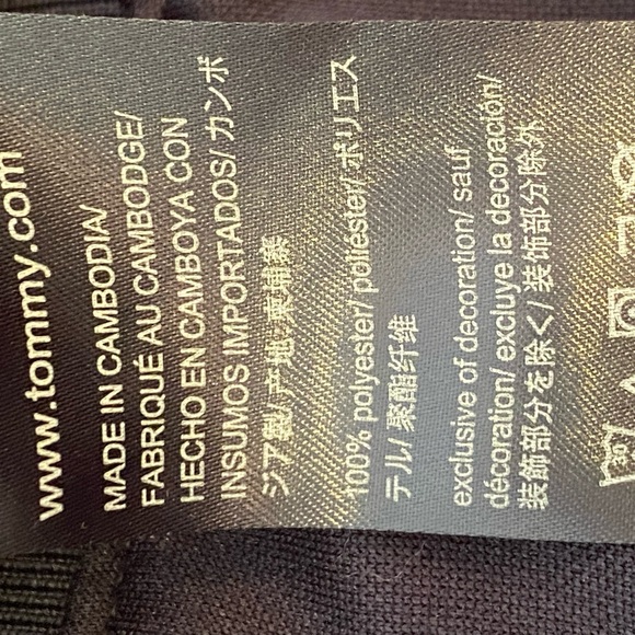 TOMMY HILFIGER Mens Andrew Crew Navy Sweatshirt / Size S - Picture 10 of 10